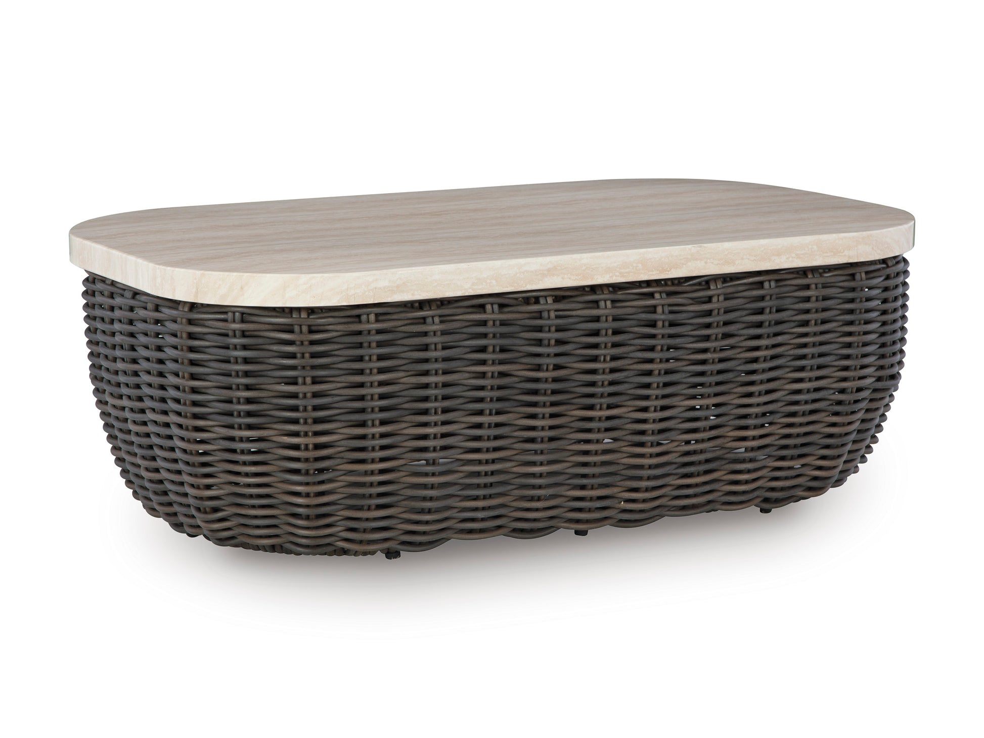 Ashley Kimora Outdoor Patio Rectangular Cocktail Table