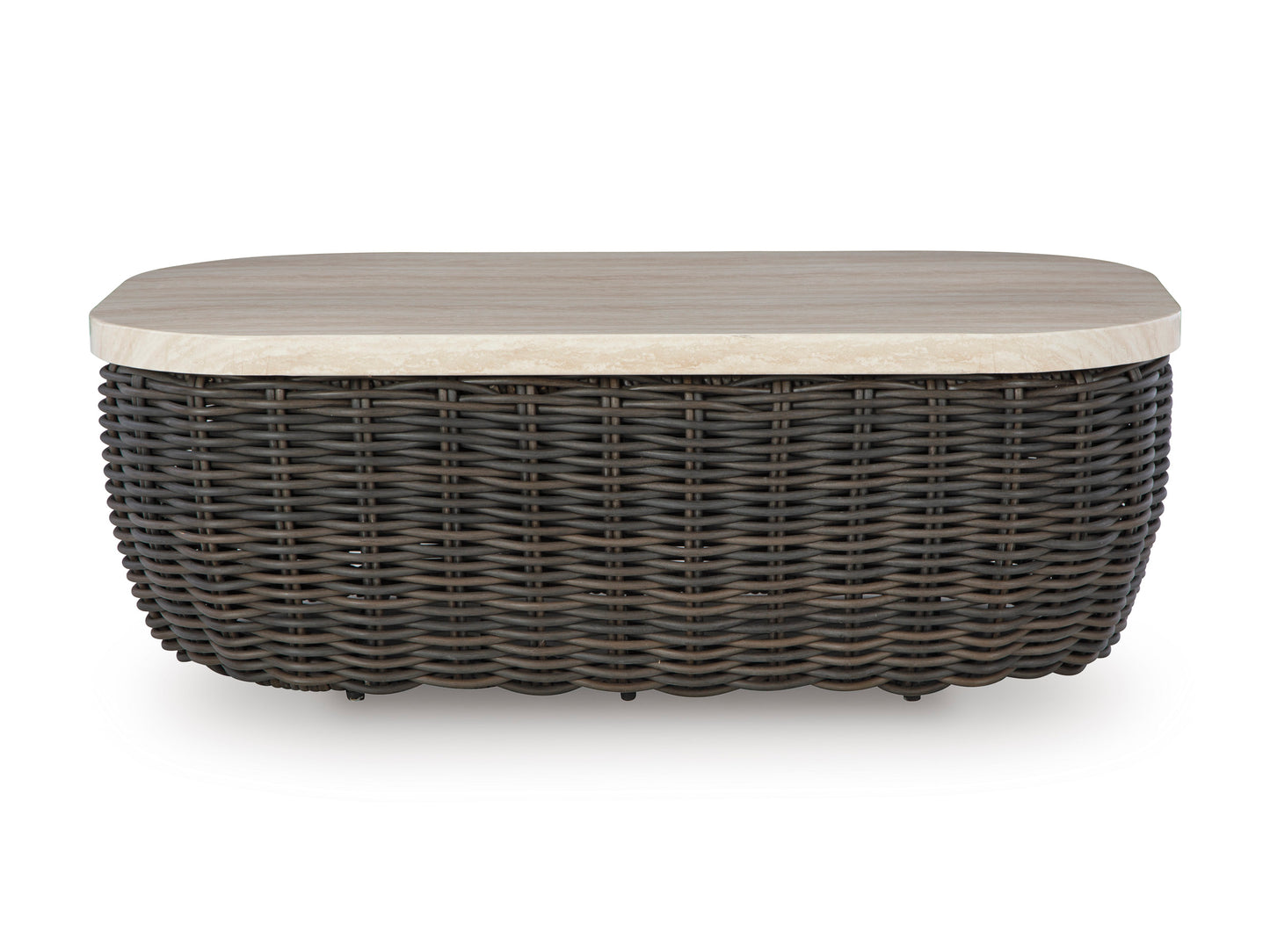 Ashley Kimora Outdoor Patio Rectangular Cocktail Table