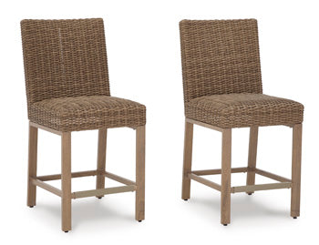 Walton Bridge Outdoor Bar Stool (Set of 2)