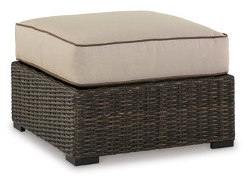 Coastline Outdoor Ottoman with Cushion