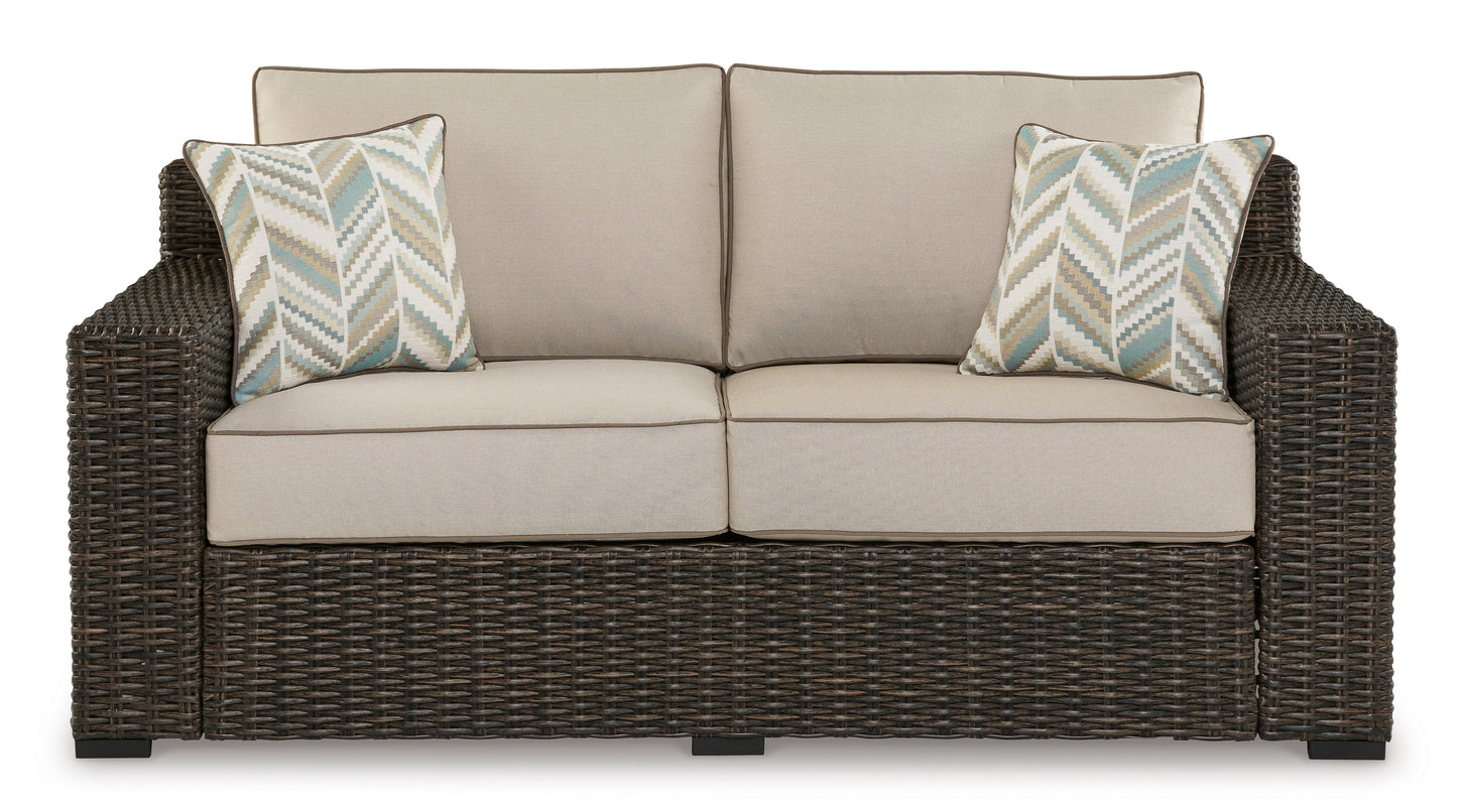 Coastline Outdoor Loveseat with Cushion