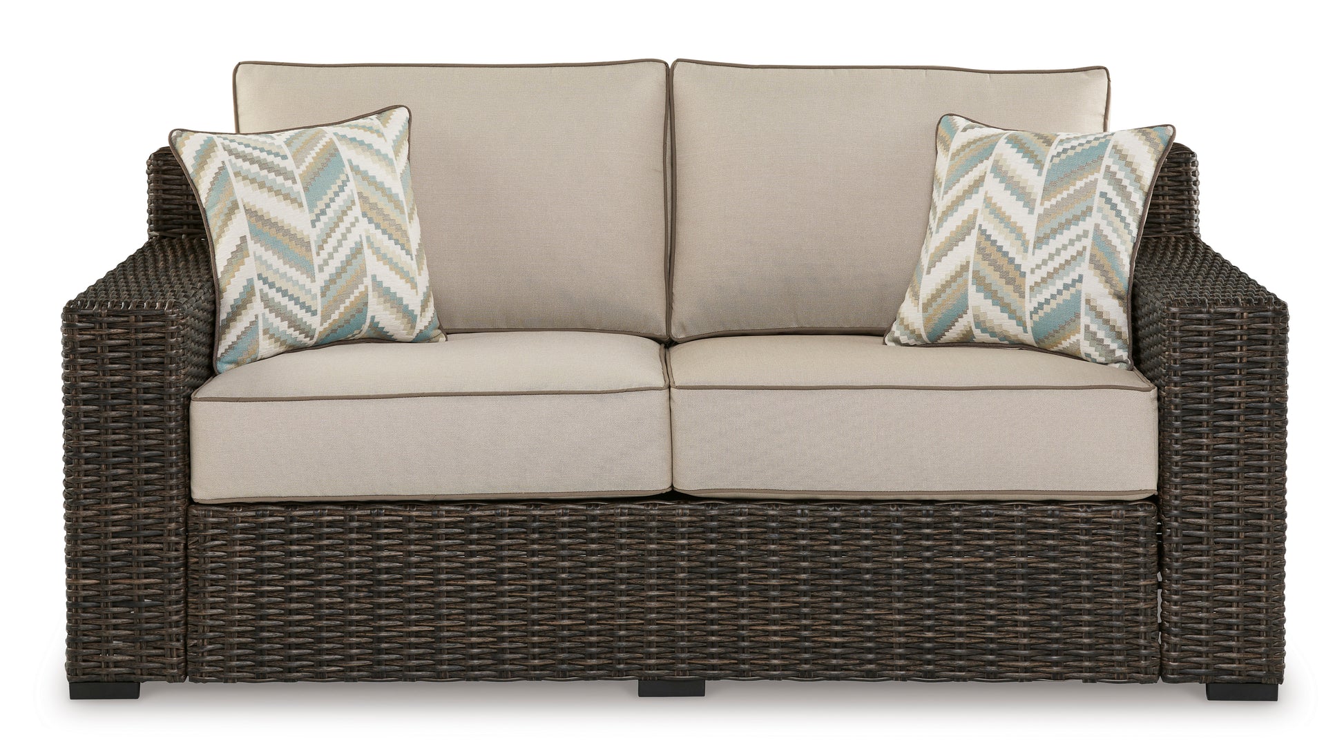 Coastline Outdoor Loveseat with Cushion