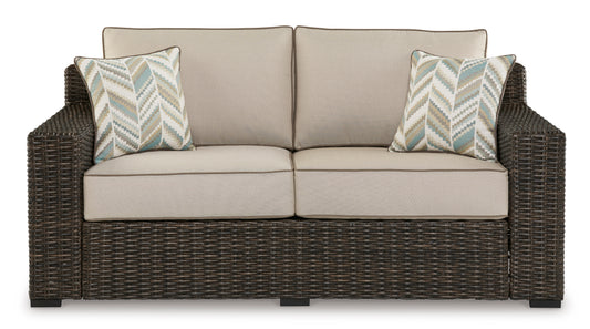 Coastline Outdoor Loveseat with Cushion