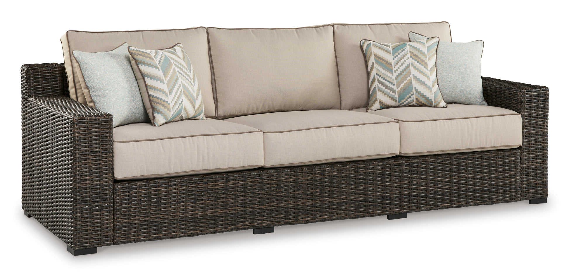 Ashley Coastline Outdoor Patio Sofa with Cushion