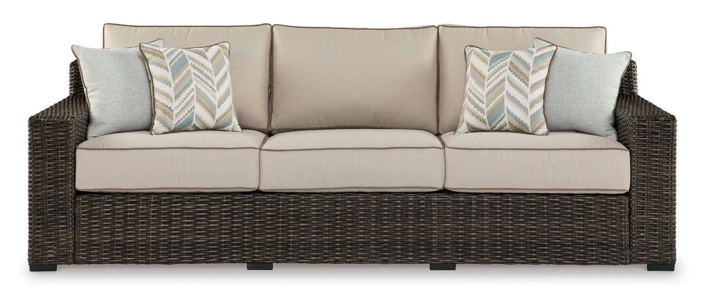 Ashley Coastline Outdoor Patio Sofa with Cushion