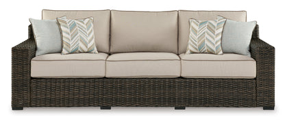 Ashley Coastline Outdoor Patio Sofa with Cushion