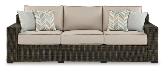 Ashley Coastline Outdoor Patio Sofa with Cushion