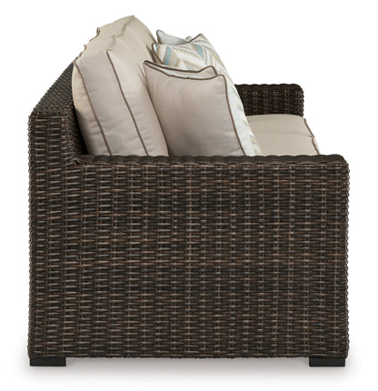 Ashley Coastline Outdoor Patio Sofa with Cushion