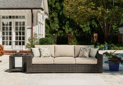Ashley Coastline Outdoor Patio Sofa with Cushion