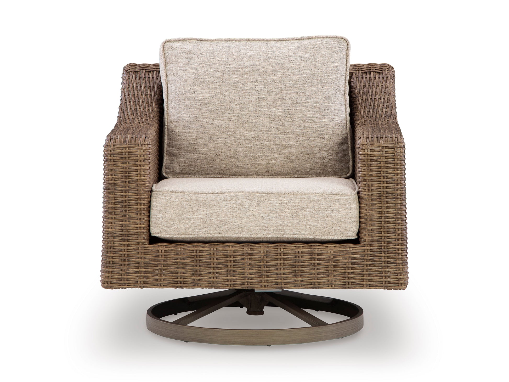 Ashley Revare Beach Outdoor Patio Swivel Lounge w/ Cushion