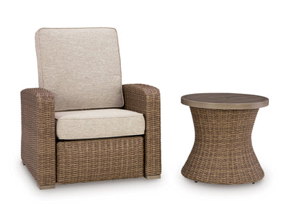 Ashley Revare Beach Outdoor Patio Round End Table