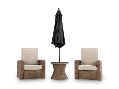 Ashley Revare Beach Outdoor Patio Round End Table