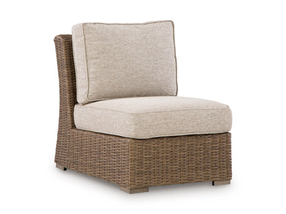 Ashley Revare Beach Outdoor Patio Armless Chair w/Cushion