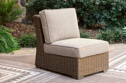 Ashley Revare Beach Outdoor Patio Armless Chair w/Cushion