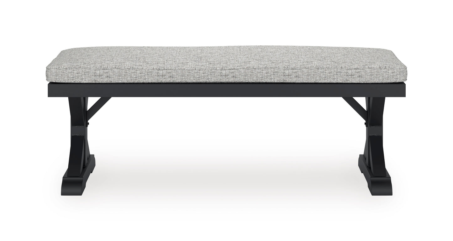 Ashley Beachcroft Outdoor Patio Bench Black