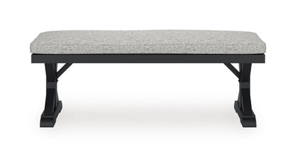 Ashley Beachcroft Outdoor Patio Bench Black