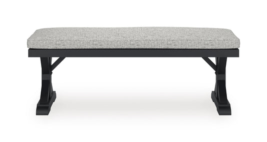 Ashley Beachcroft Outdoor Patio Bench Black