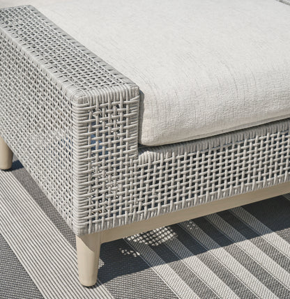 Ashley Seton Creek Outdoor Patio Ottoman with Cushion