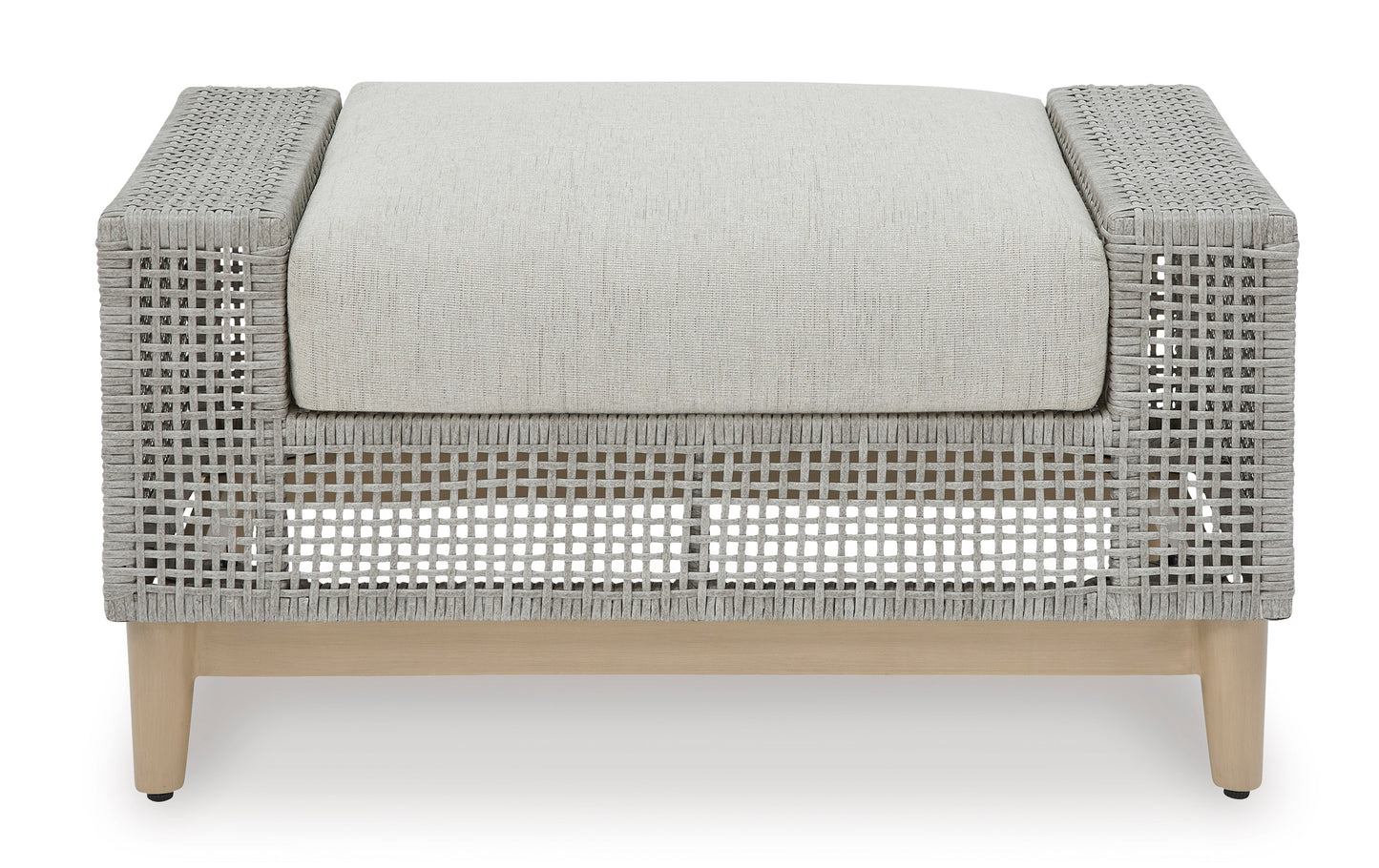 Ashley Seton Creek Outdoor Patio Ottoman with Cushion