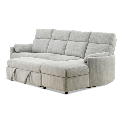 Chamberlain 3-Piece Power Reclining Sectional with Pullout Bed