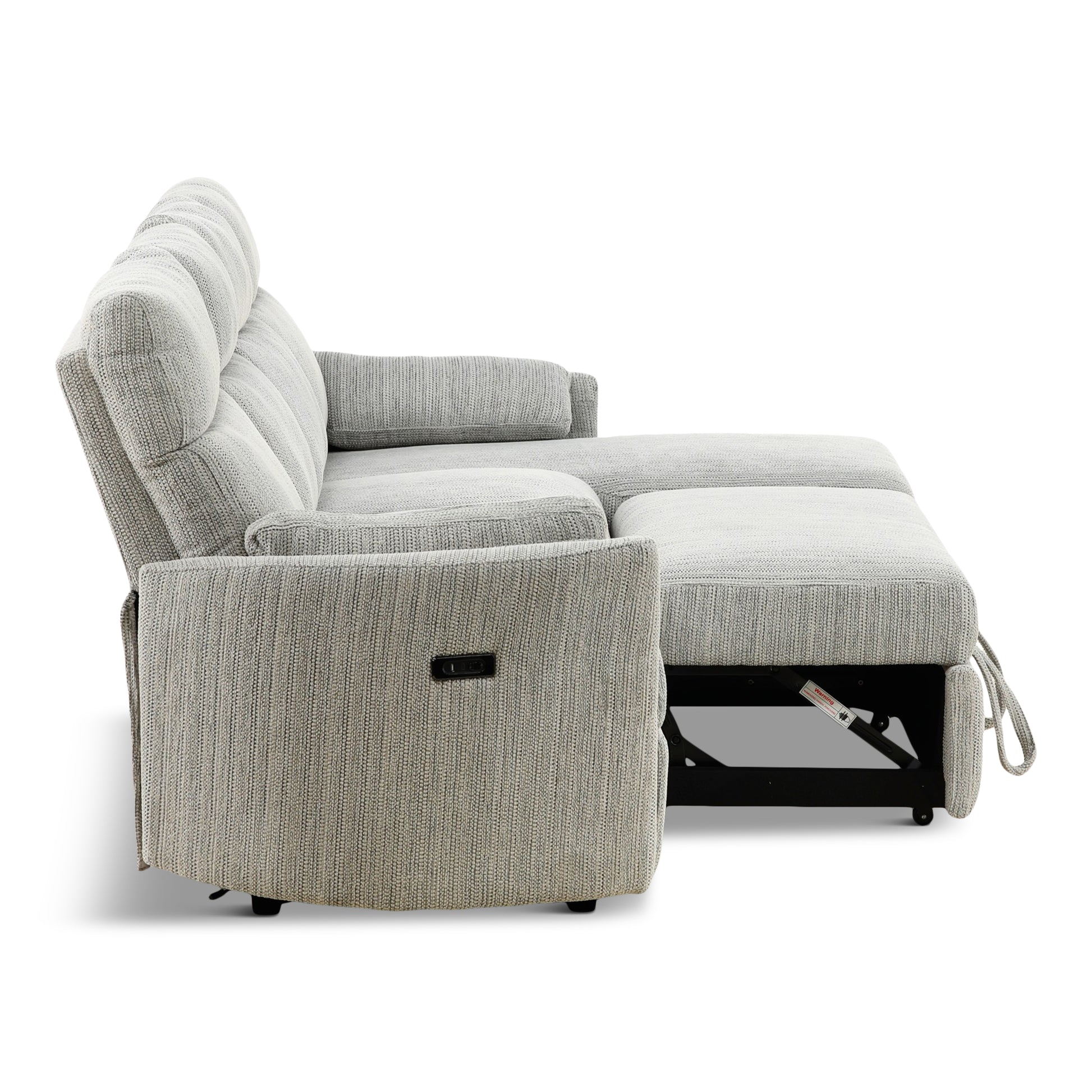 Chamberlain 3-Piece Power Reclining Sectional with Pullout Bed