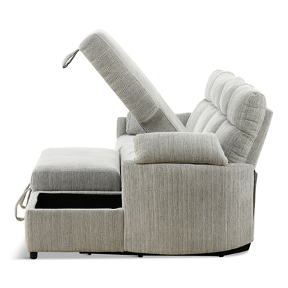 Chamberlain 3-Piece Power Reclining Sectional with Pullout Bed