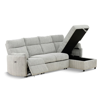 Chamberlain 3-Piece Power Reclining Sectional with Pullout Bed