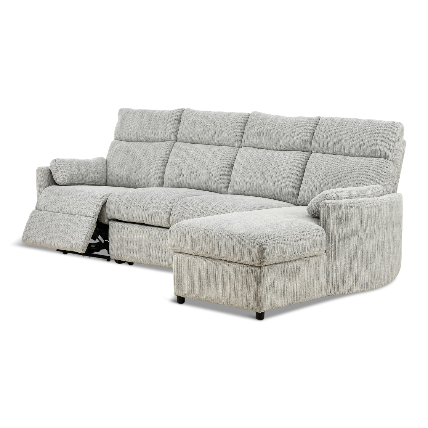Chamberlain 3-Piece Power Reclining Sectional with Pullout Bed