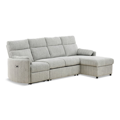 Chamberlain 3-Piece Power Reclining Sectional with Pullout Bed