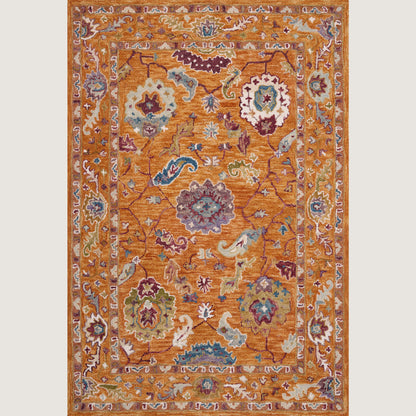 Padma Orange/Multi-Colored Rug 8'6" x 12'