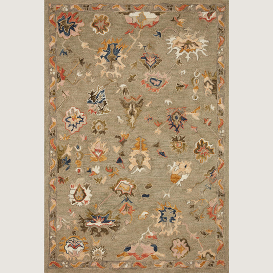 Padma Grey/Multi-Colored Rug 8'6" x 12'