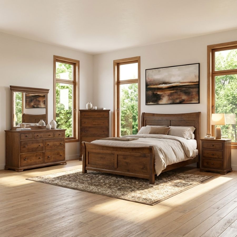 Princeton King Sleigh Bed