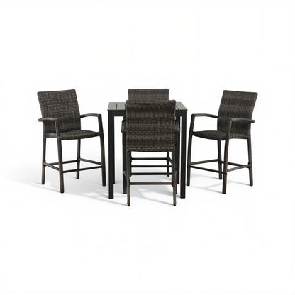 Chalfonte 5-Piece Outdoor Counter Patio Dining Set