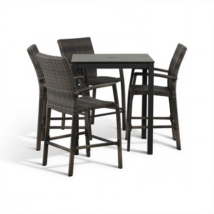 Chalfonte 5-Piece Outdoor Counter Patio Dining Set