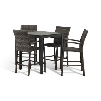Chalfonte 5-Piece Outdoor Counter Patio Dining Set