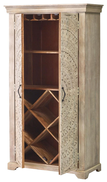 Lacey Carved Lace Wine Cabinet