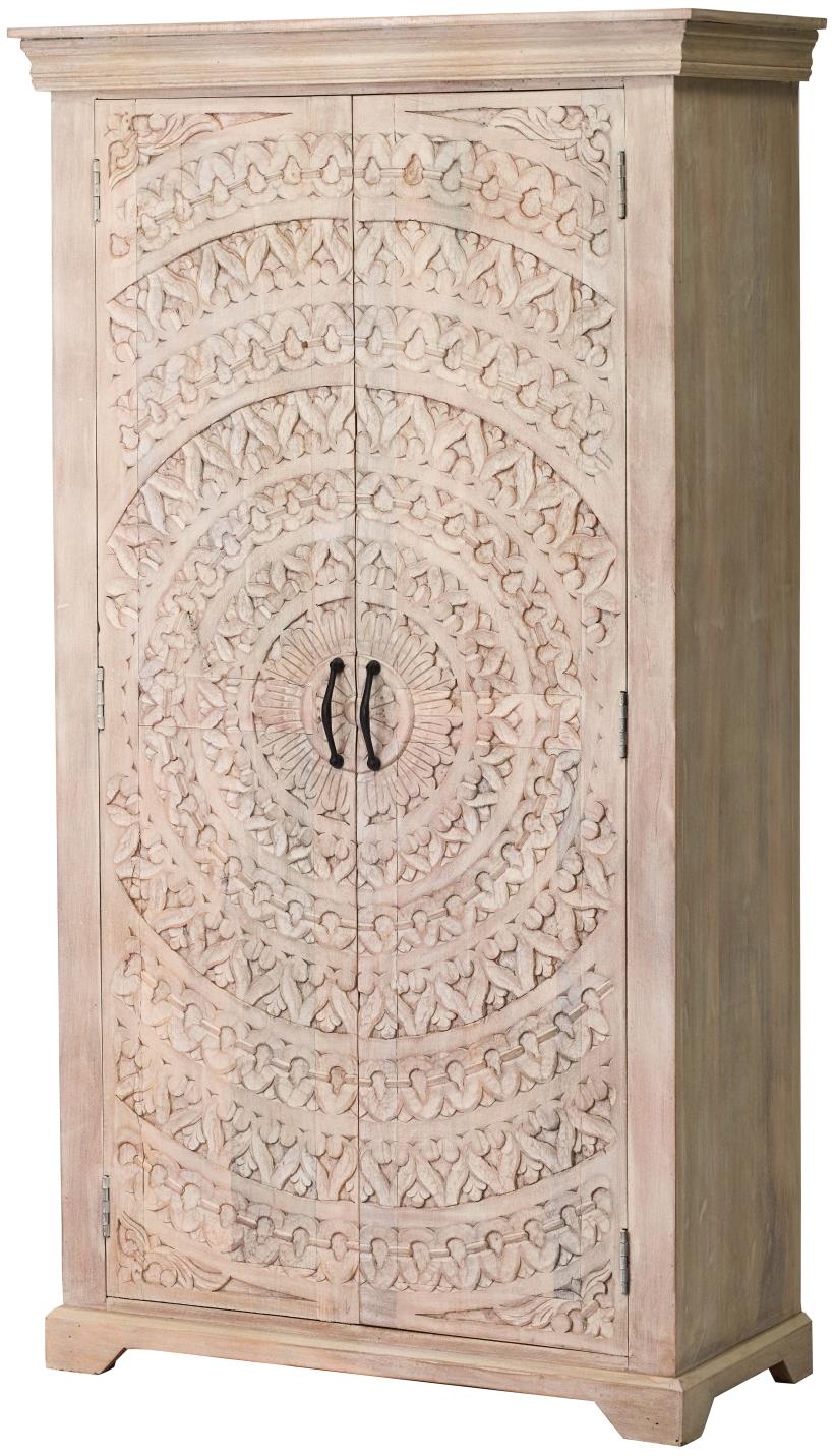 Lacey Carved Lace Wine Cabinet