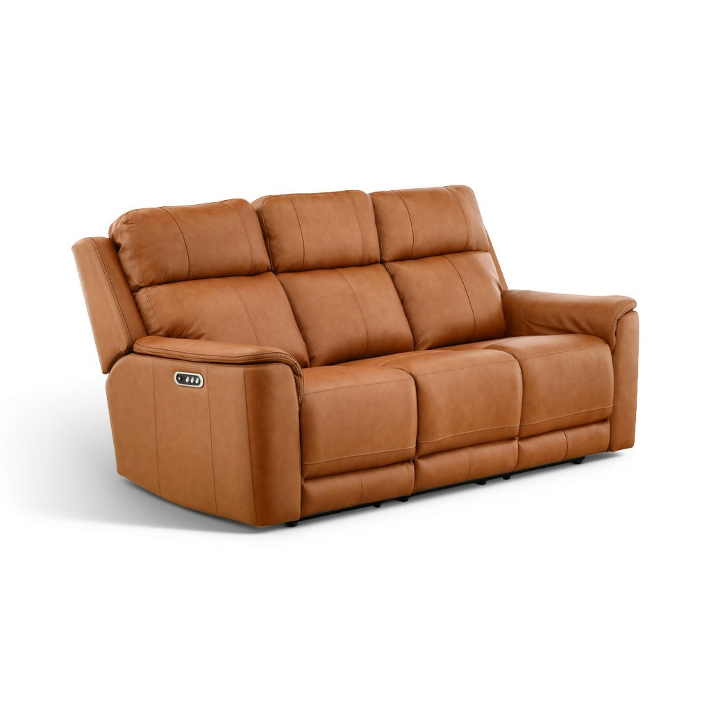 Samarah Power Reclining Leather Sofa