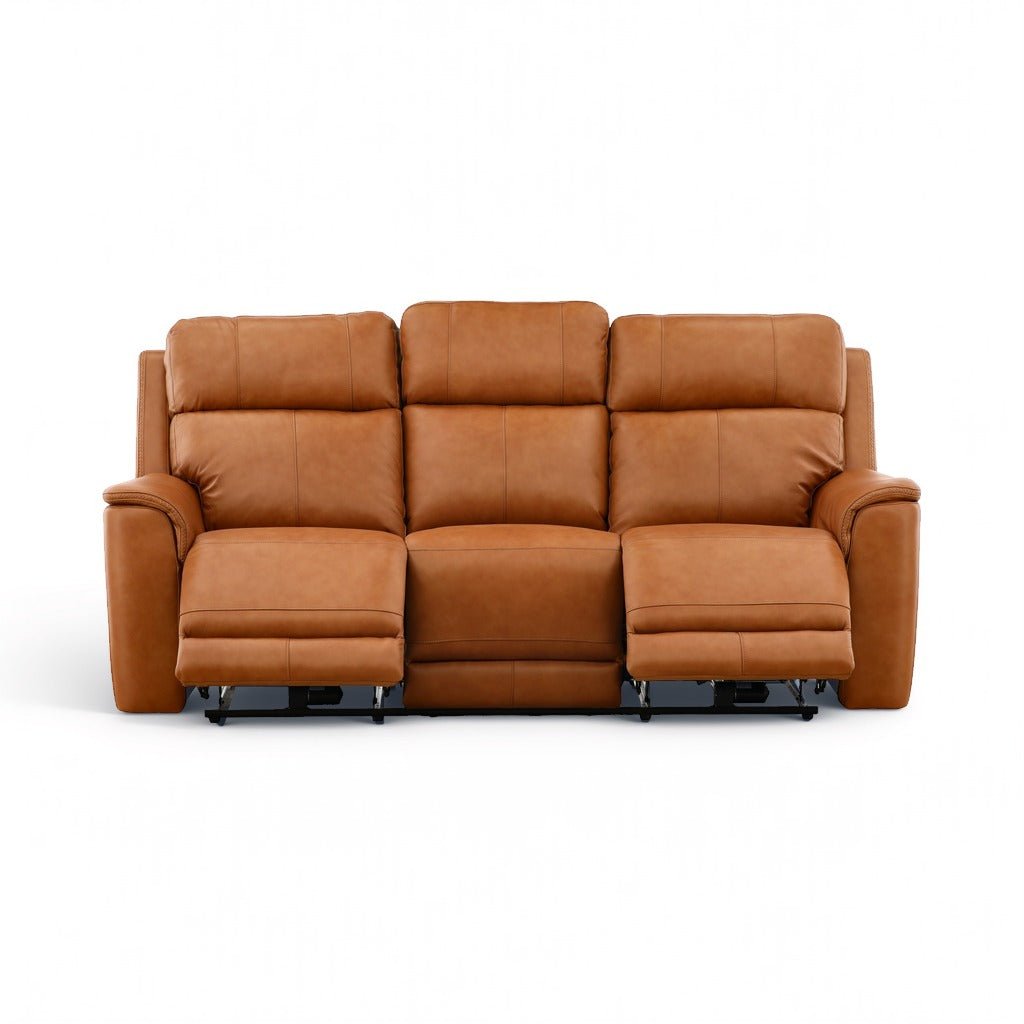 Samarah Power Reclining Leather Sofa