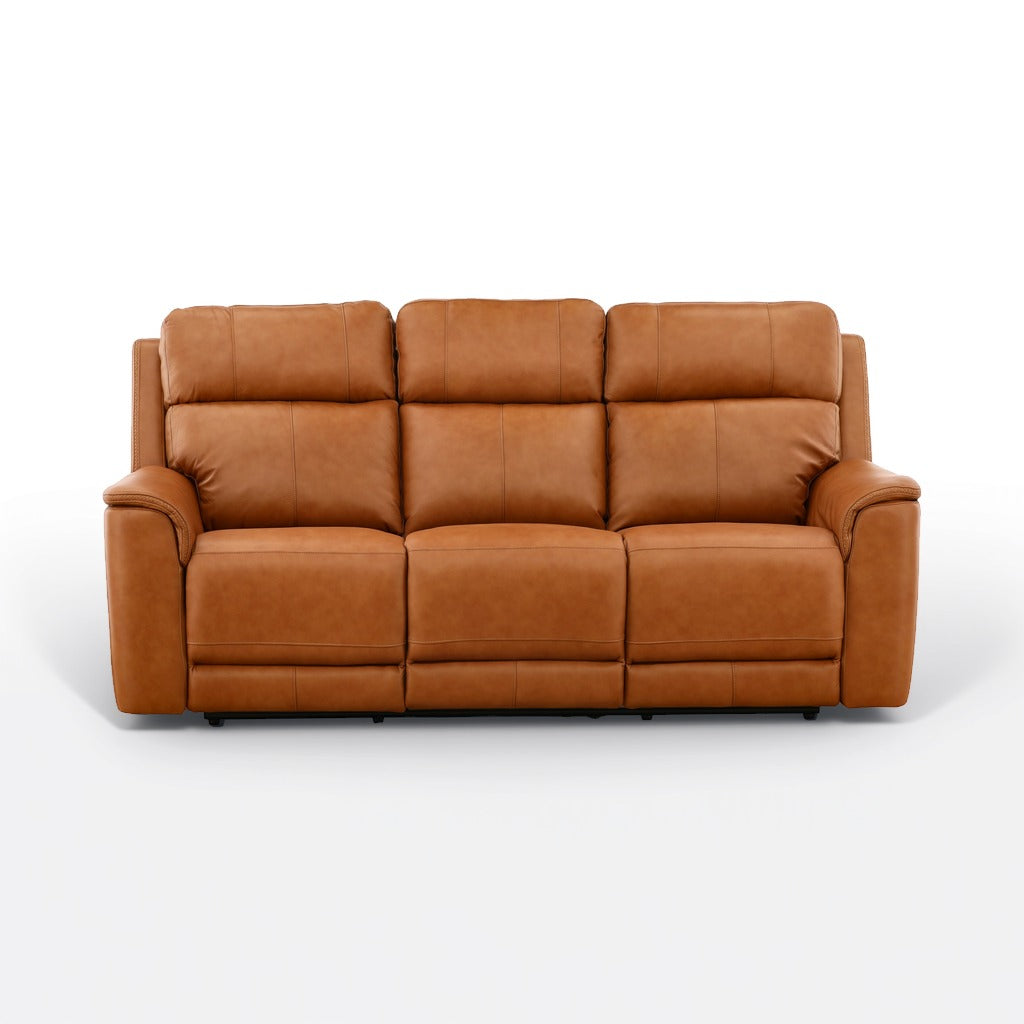 Samarah Power Reclining Leather Sofa