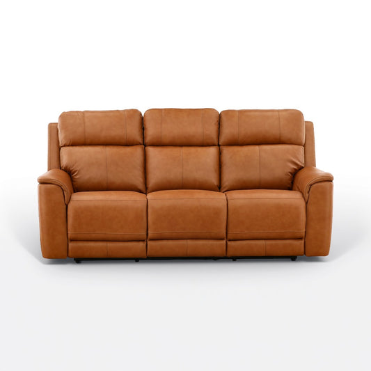 Samarah Power Reclining Leather Sofa