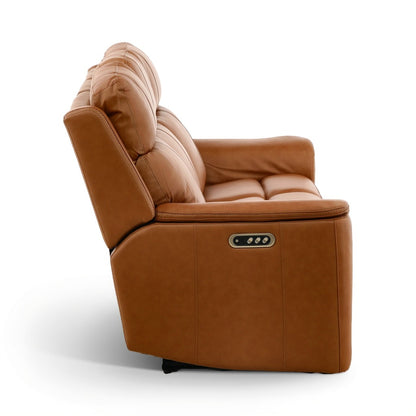 Samarah Power Reclining Leather Sofa