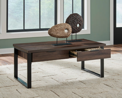 Ashley Wickman Falls Rectangular Coffee Table