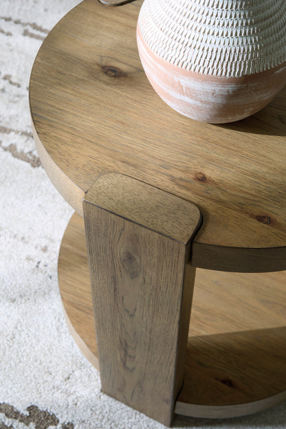 Ashley Flangren Round End Table