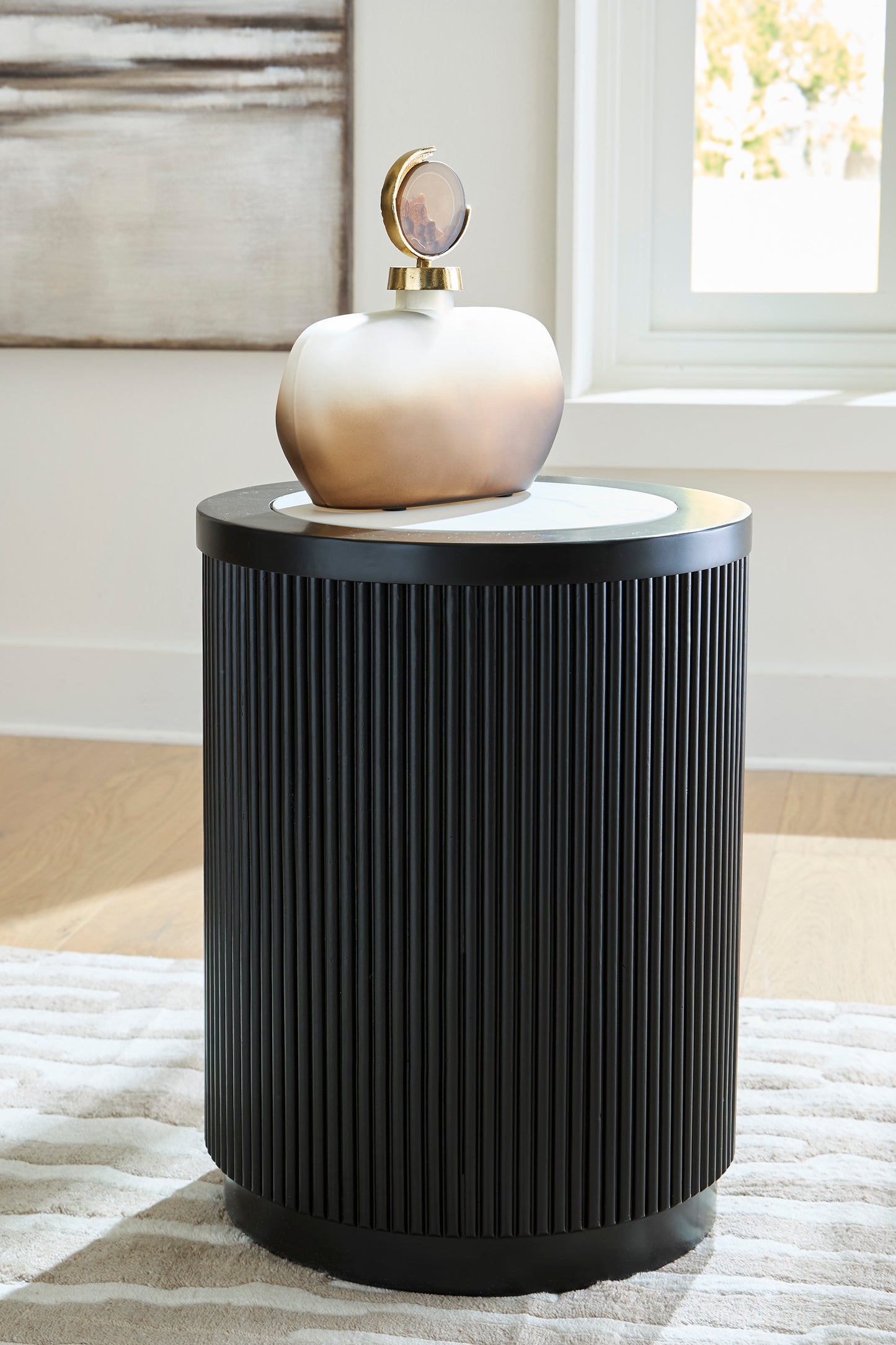 Grayman Round End Table