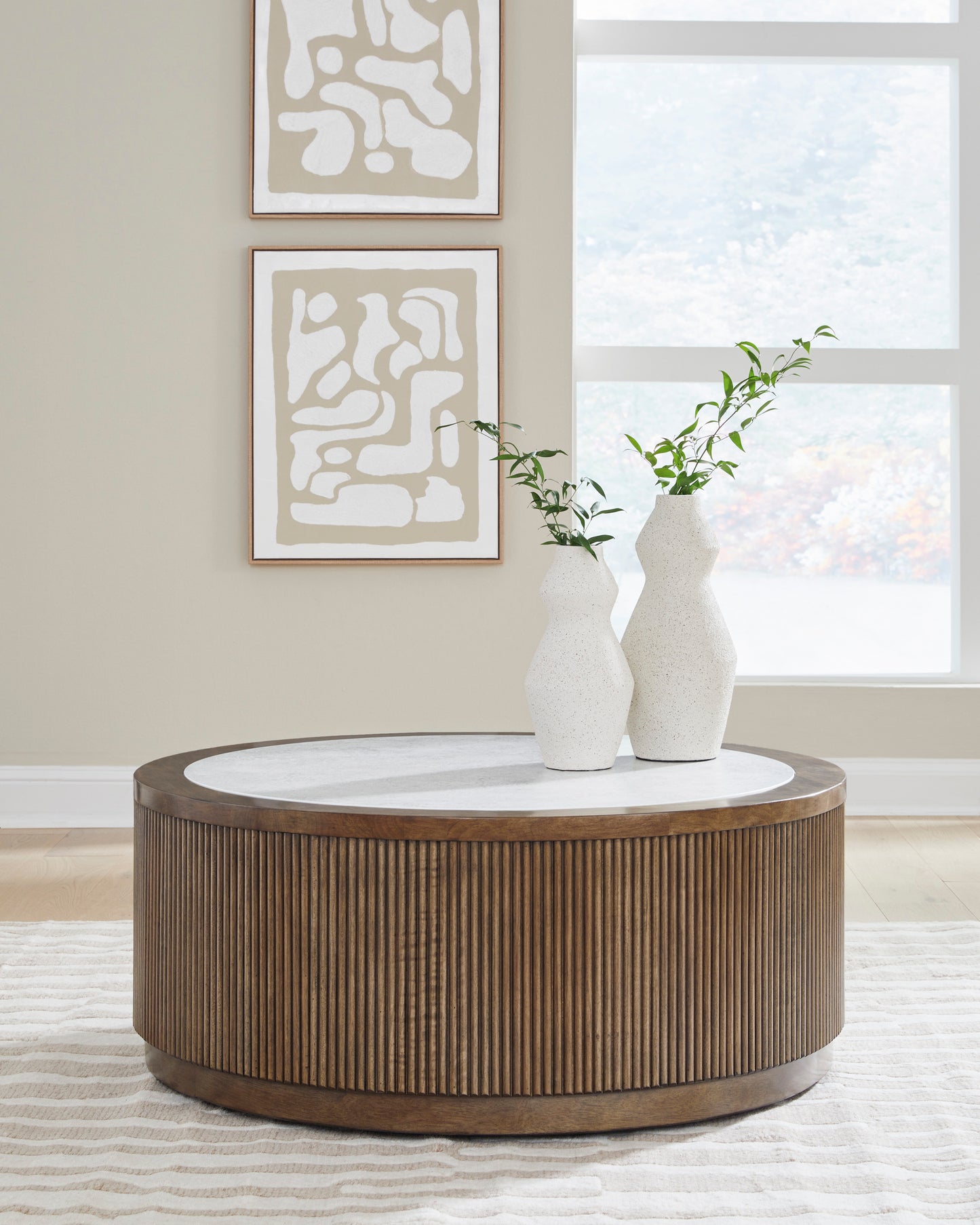 Ashley Hadonna Round Coffee Table