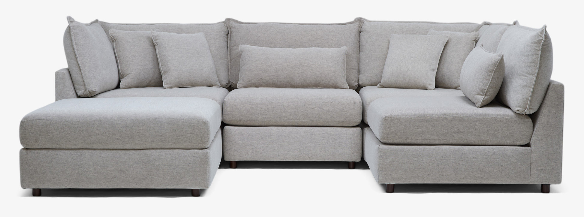 Tanner 5-Piece U-Sofa Bumper Sectional