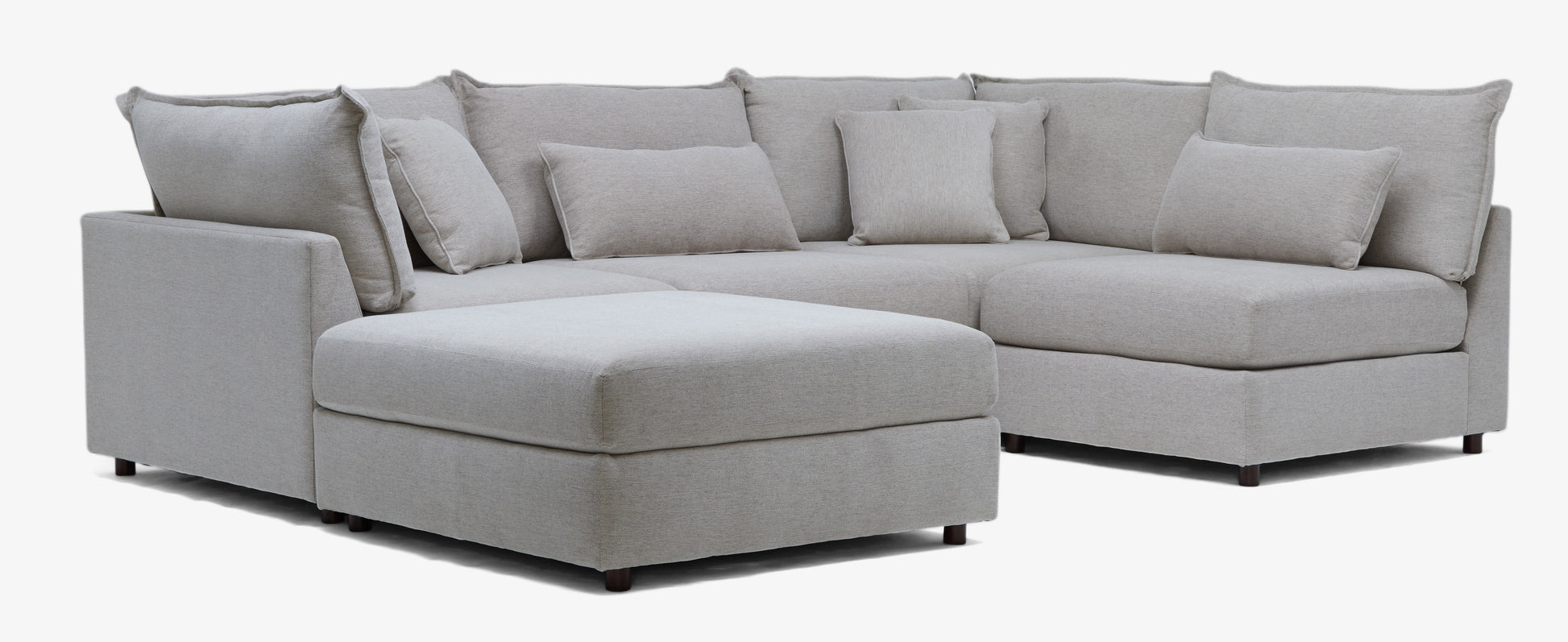 Tanner 5-Piece U-Sofa Bumper Sectional