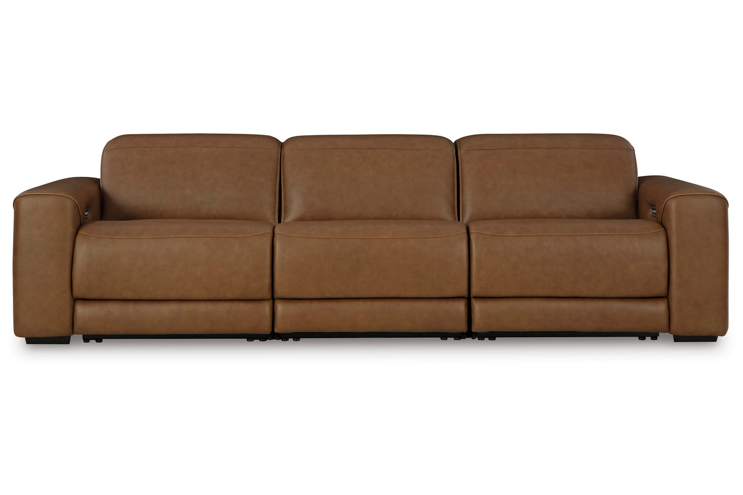 Rally-Up 3-Piece Power Reclining Sectional Sofa Caramel
