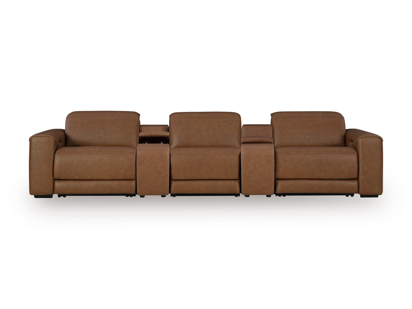 Rally-Up 5-Piece Power Reclining Sectional with Double Console